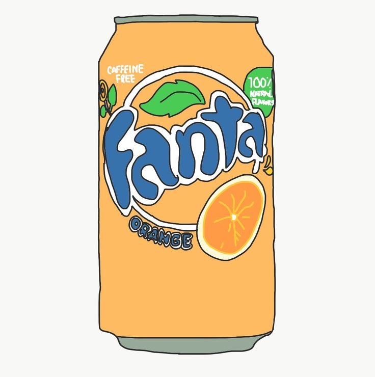 Fanta наклейка
