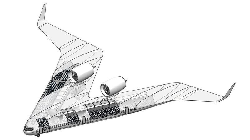Airbus летающее крыло