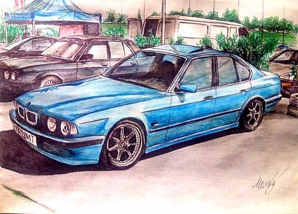 BMW е38 карандаш