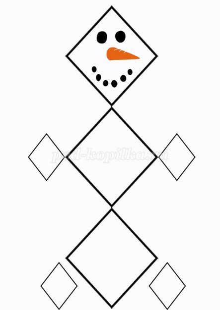 Из ромба для детей легкие