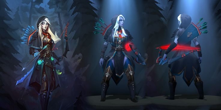 Аркана на Drow Ranger Dota 2