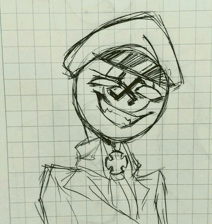 Countryhumans карандашом