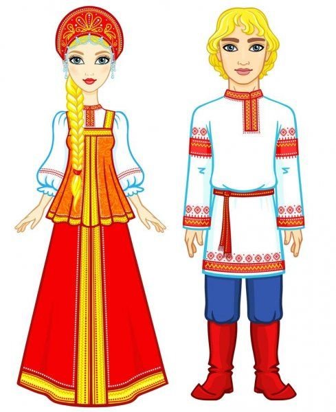 Русский национальный костюм для детей