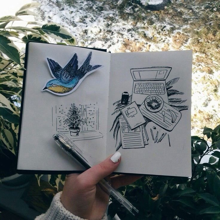 Идеи для рисования в артбуке