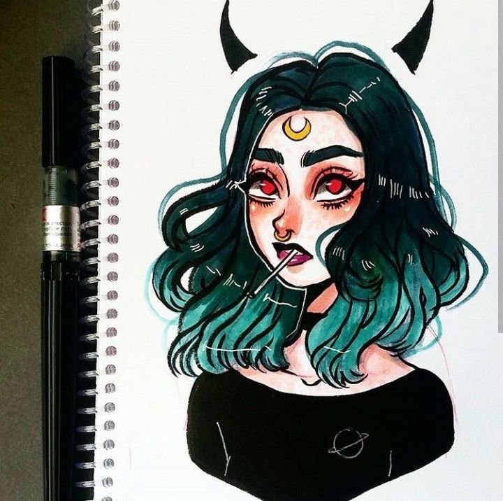 Современные рисунки для скетчбука