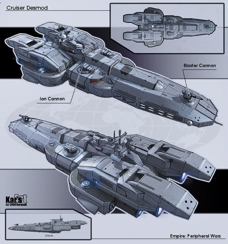 Starship Light Cruiser Concept