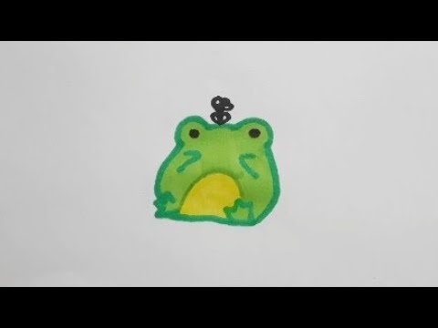 А лягушка из 3d ручки легкие