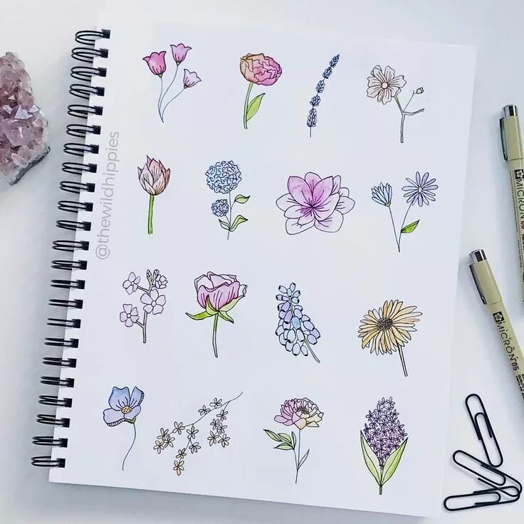 Маленькие рисунки для скетчбука