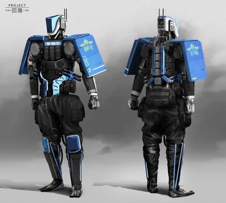 Киберпанк 2077 полиция арт