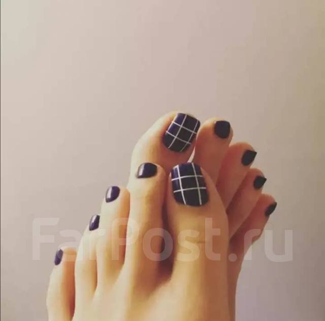 Легкий педикюр