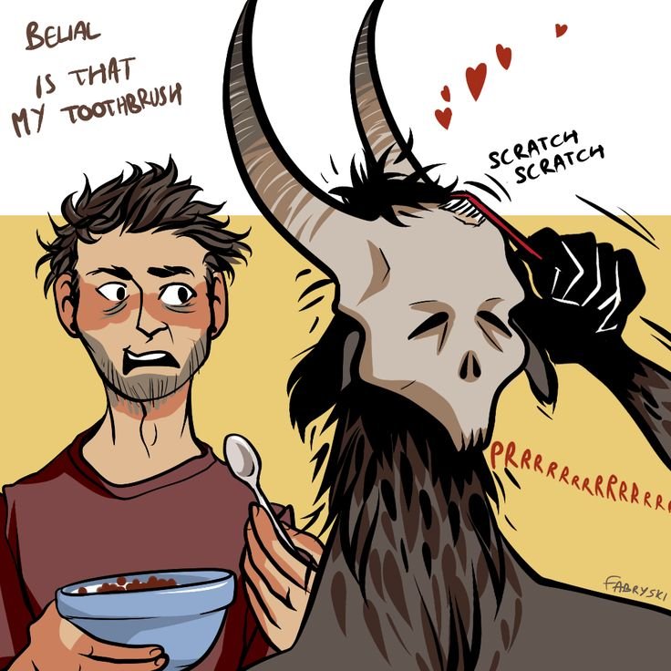 Belial and Reno я и демон