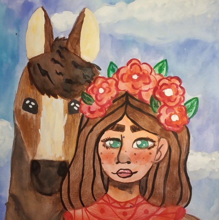Мама казачка рисунок