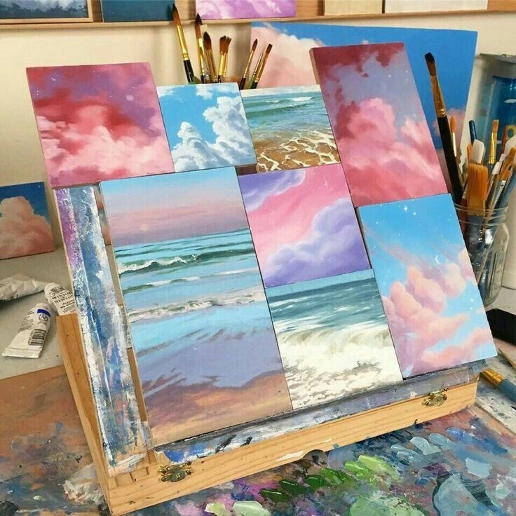 Рисование на холсте Эстетика