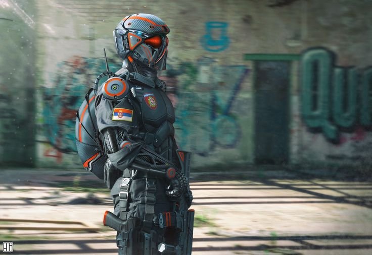 Солдат будущего Sci Fi