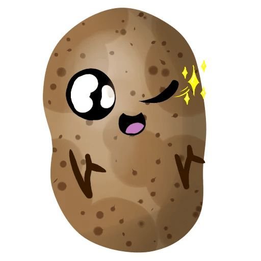 Картошка стикер