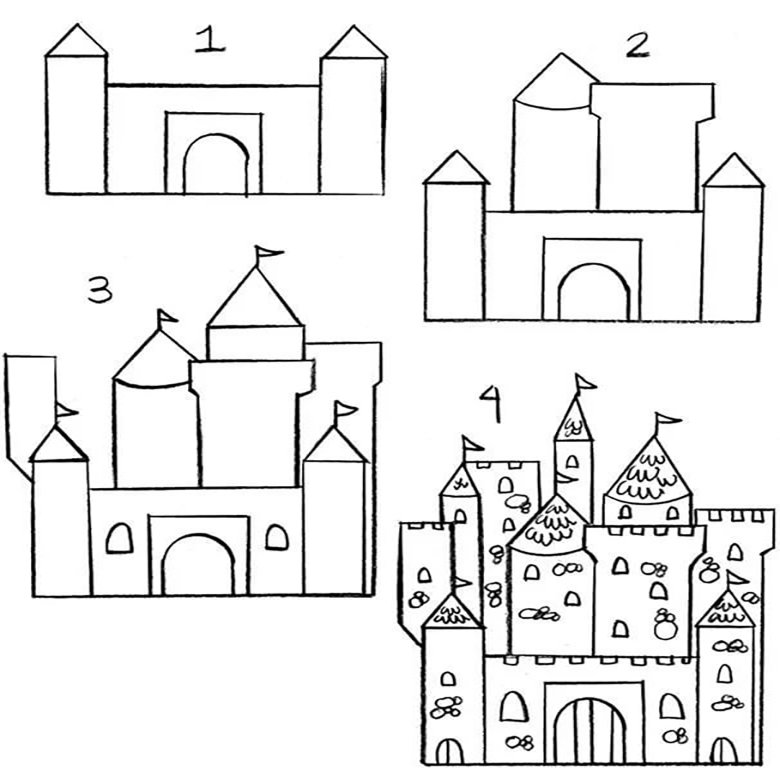 Замок для рисования