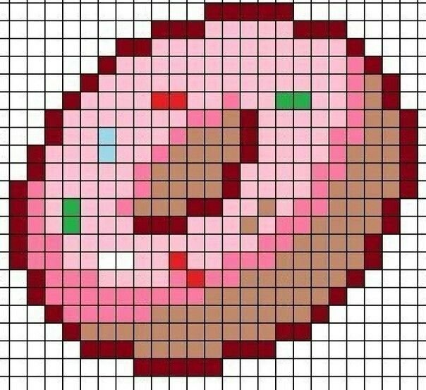 Рисунки по клеткам маленькие