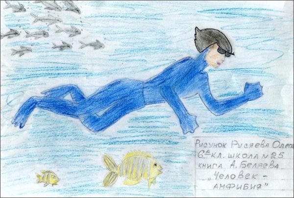 Ихтиандр рисунок