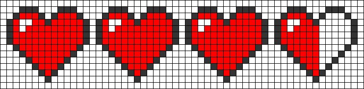 Фенечки из бисера схемы сердечки