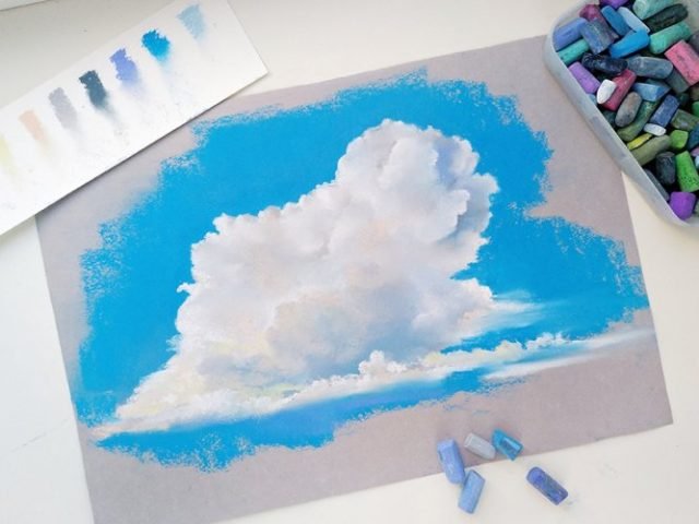 Рисование губкой для детей