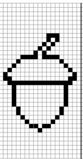 Рисунки по клеточкам маленькие