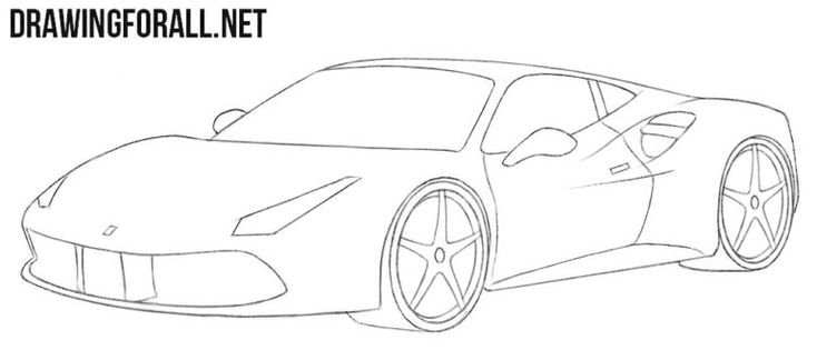 MCLAREN p1 чертеж