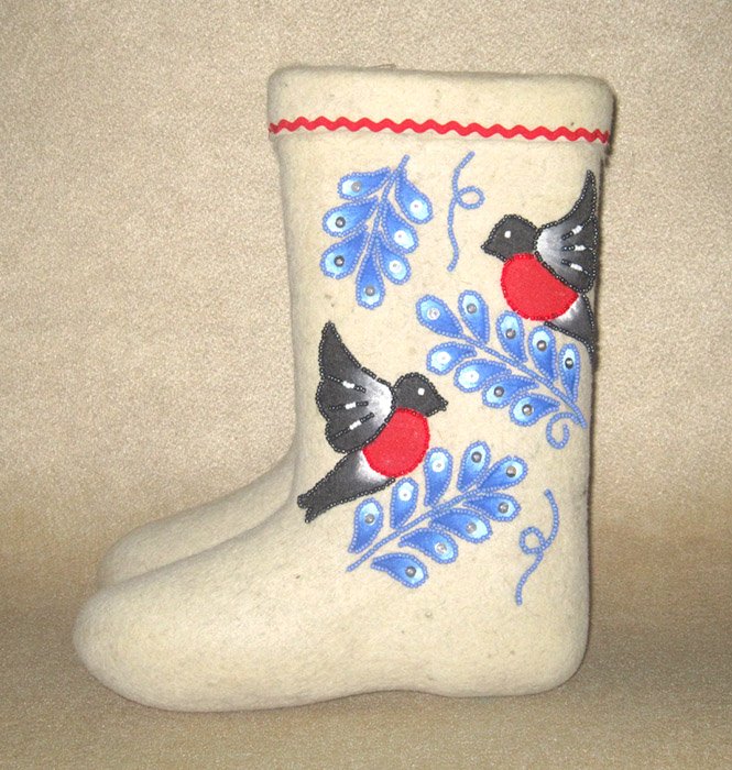 Валенки рисунок