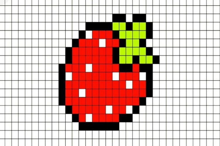Рисунки по клеткам маленькие