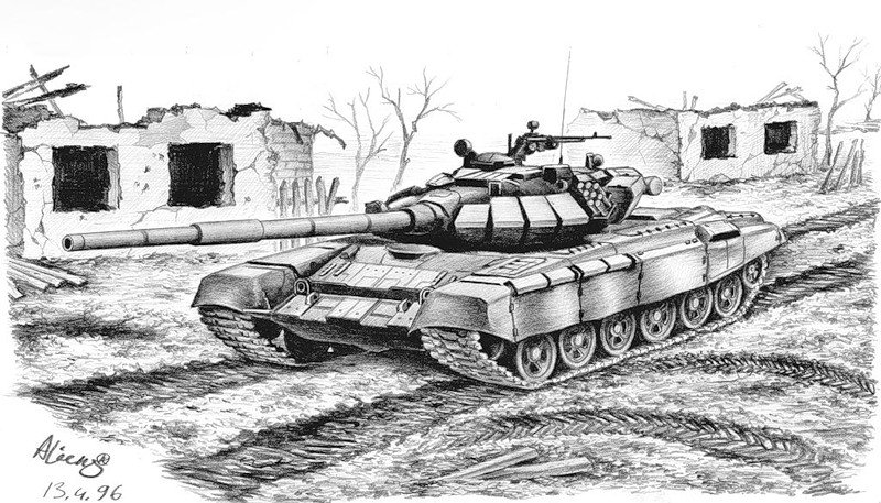 Рисунок танка
