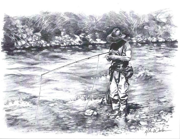 Зарисовки рыбаков