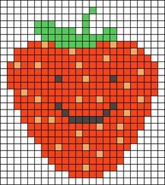 Легкая вышивка крестом фрукты