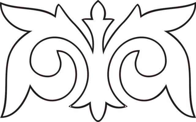 Орнамент казахский национальный