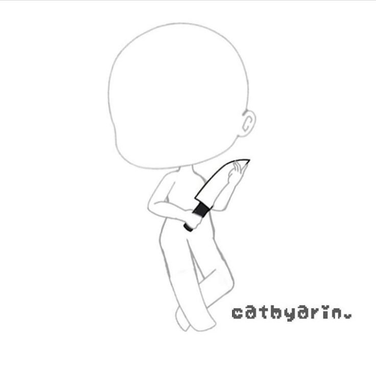 Позы для рисования Gacha Life