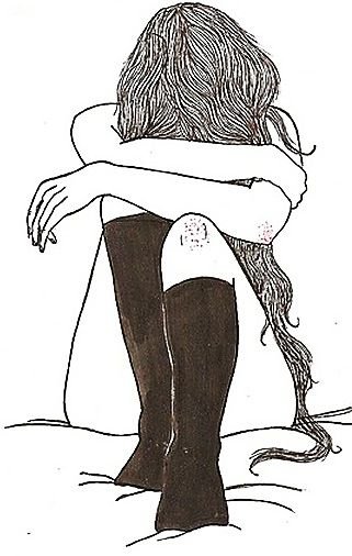 Рисунки для срисовки девушки