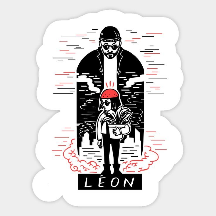 Леон киллер рисунок