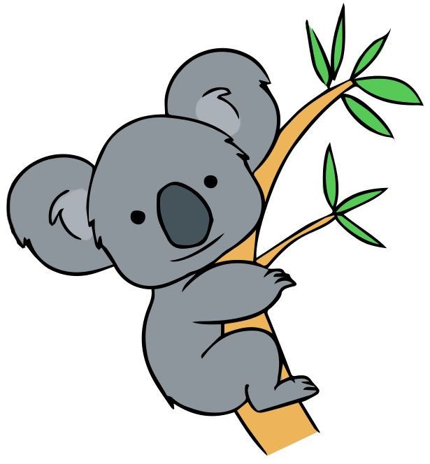 Коала мультяшная