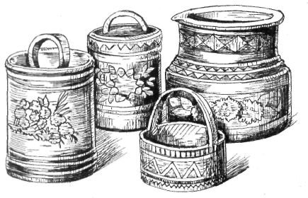 Берестяной туес изо