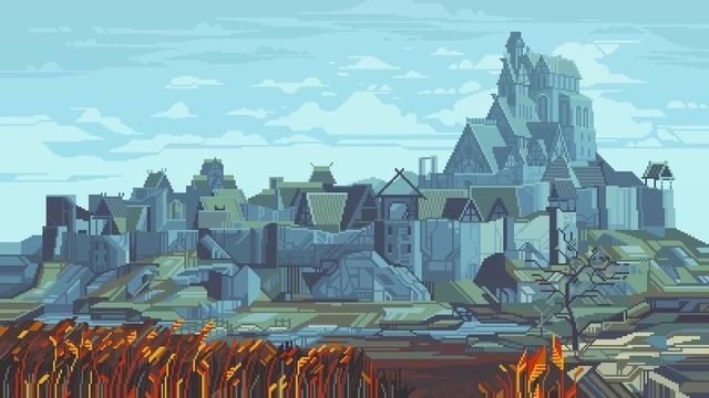 Пиксель арты скайрим