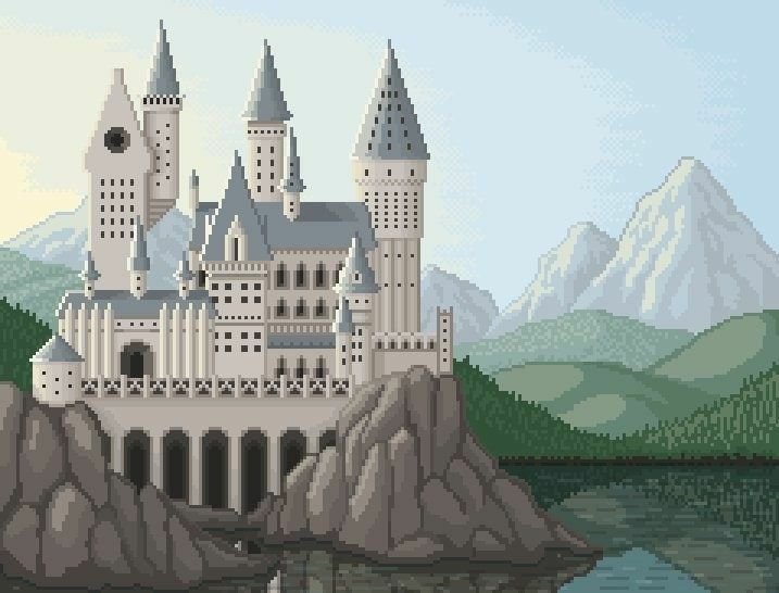 Замок Pixel Art