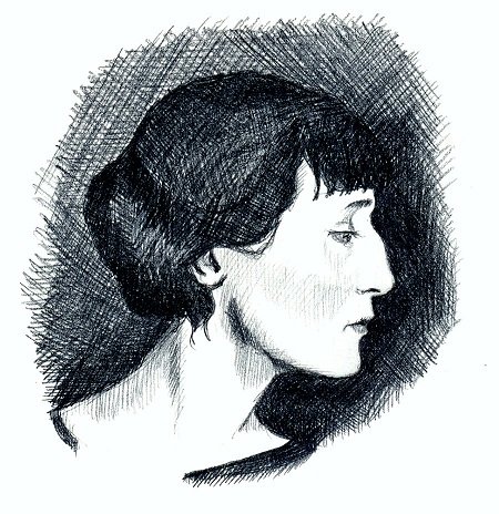 Анна Ахматова профиль