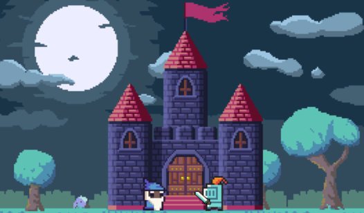 Пиксельные локации для игр
