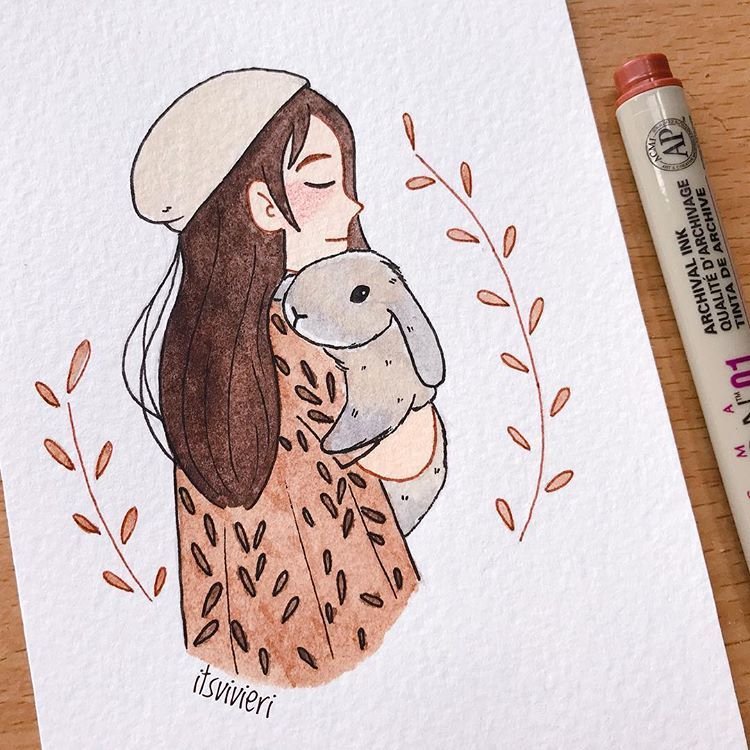 Лёгкие рисунки для скетчебука