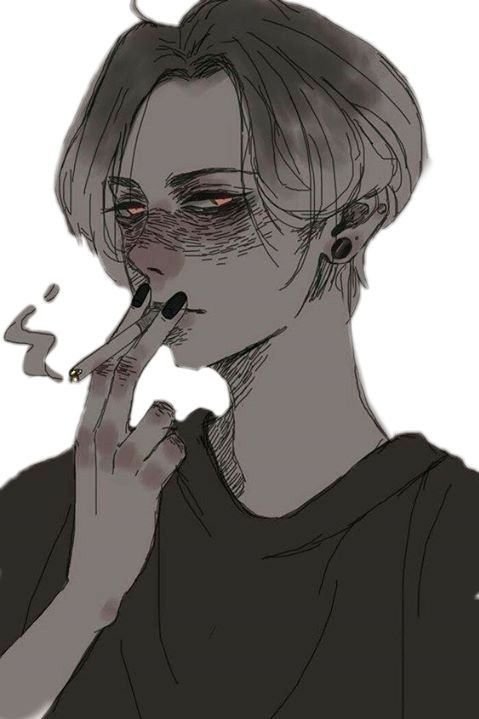 Аниме курят