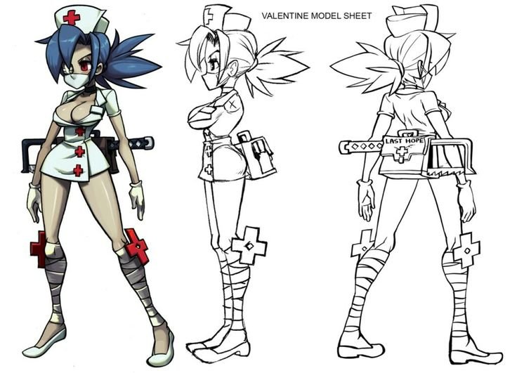 Skullgirls персонажи Валентайн