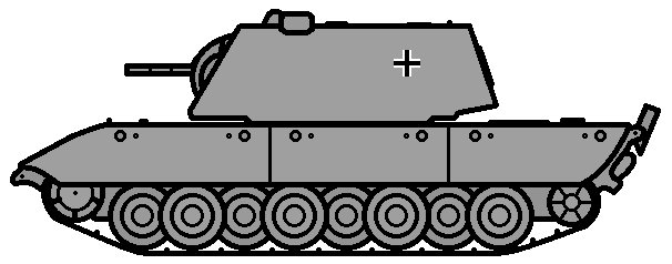 Танк с боку рисунок