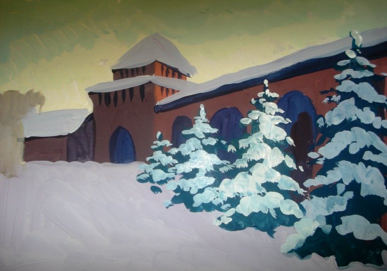 Нижегородский Кремль зимой