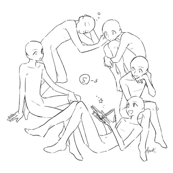 Позы для рисования
