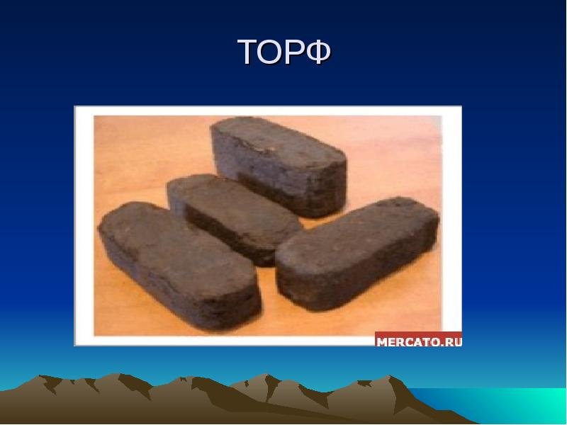 Полезные ископаемые торф