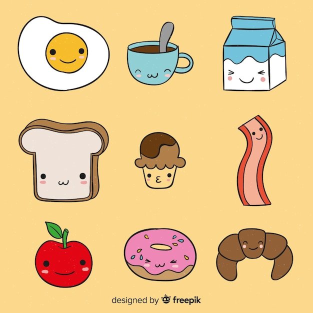 Красивые рисунки для срисовки еда