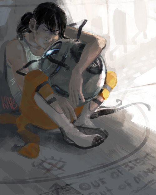Челл/Уитли Portal 2 фанфики